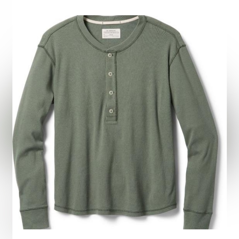 NWT REI 1X Women’s Henley Sea Olive Green